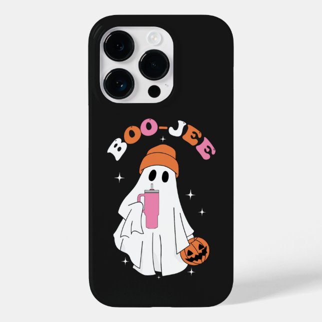 BOO JEE Funny Halloween Ghost Coffee Pumpkin (Baksida)