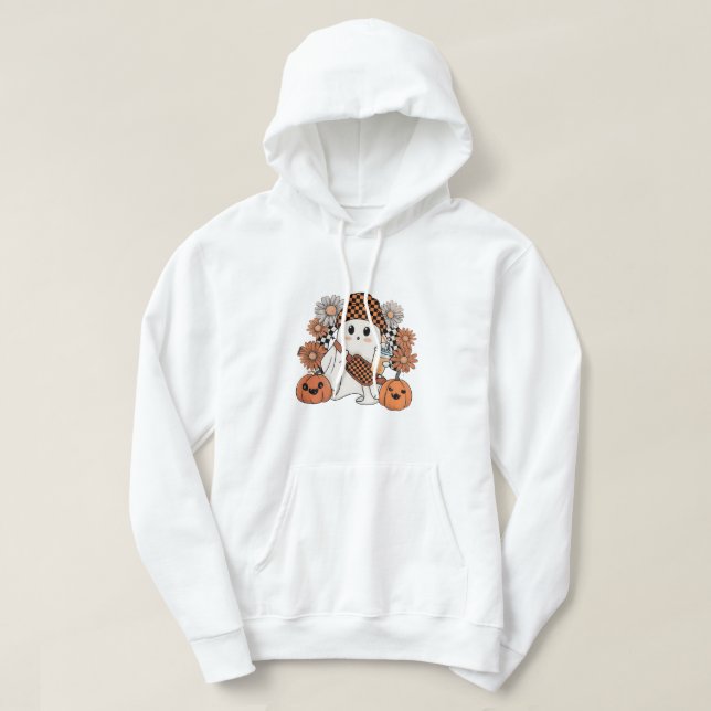 Boo-Jee Halloween Ghost Hoodie (Design framsida)