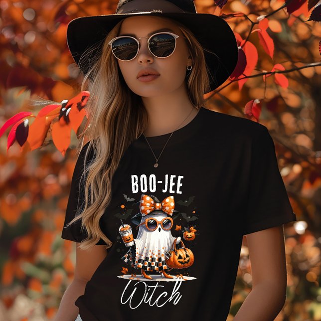 Boo-Jee Häxa Halloween  T Shirt (Boo-Jee Witch Funny Halloween T-shirt)