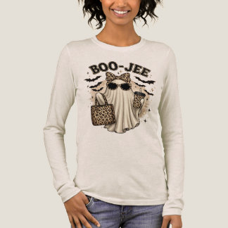 Boo-Jee Leopard Ghost Halloween T-shirt