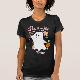 Boo-Jee Nurse | Retro Ghost T Shirt