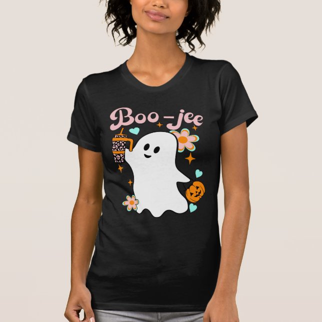 Boo-Jee | Retro Ghost T Shirt (Framsida)