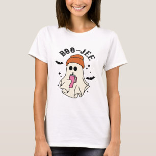 Boo-Jee roligt Halloween Tumbler-Inspired Ghost T Shirt