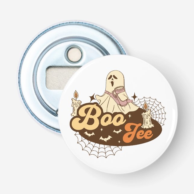 Boo-Jee spök Halloween rolig Flasköppnare (Framsidan)