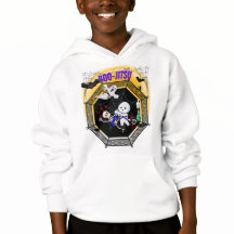 Boo Jitsu roligt Halloween hoodie