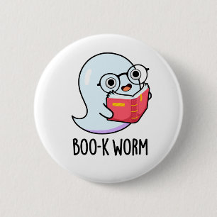 Boo-k Mask Funny Halloween Bookworm Ghost Pun Knapp