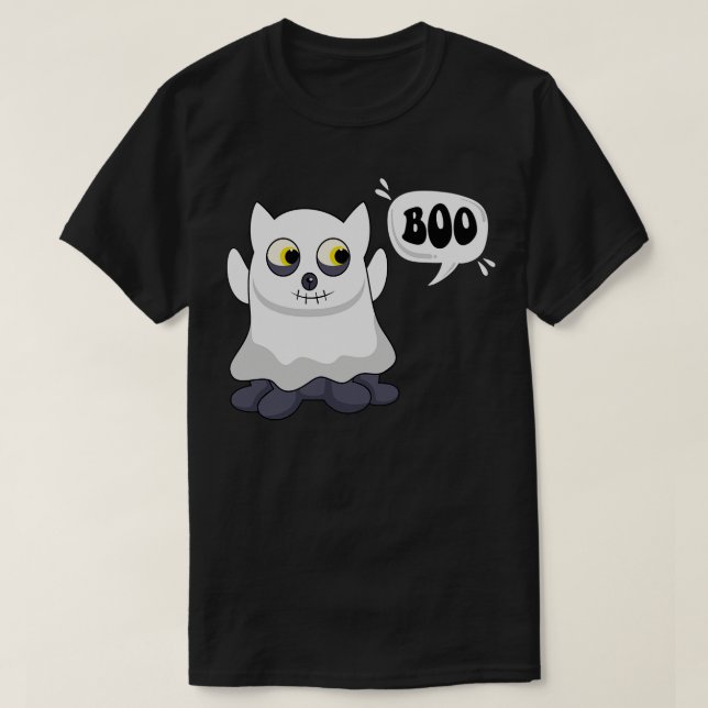 Boo-katt T Shirt (Design framsida)