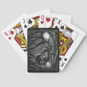 Boo Kattunge chases a Fairy Playcards Casinokort