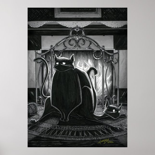 Boo Kattunge får plats vid Poster (Framsidan)