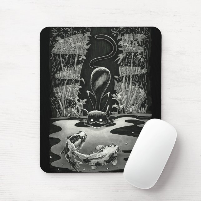 Boo Kattunge Goes Fiske Mouse Pad Musmatta (Med mus)