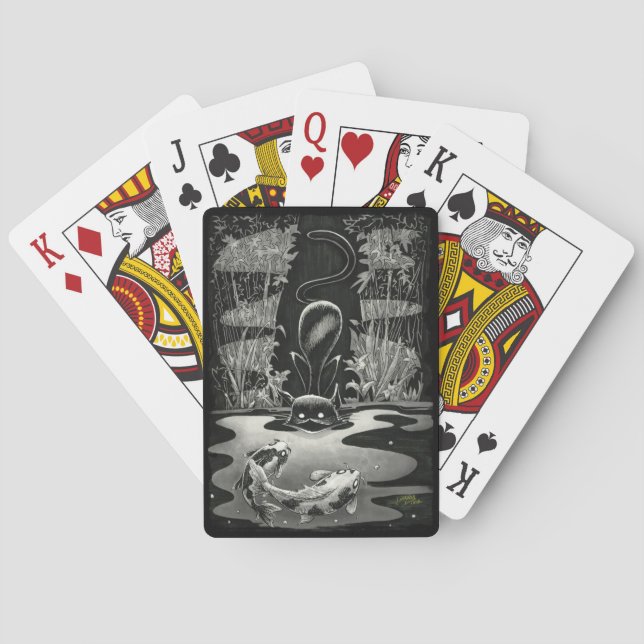 Boo Kattunge Goes fiskekort Casinokort (Baksidan)