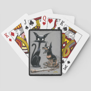 Boo Kattunge gör ett Buddy-uppspelningskort Casinokort