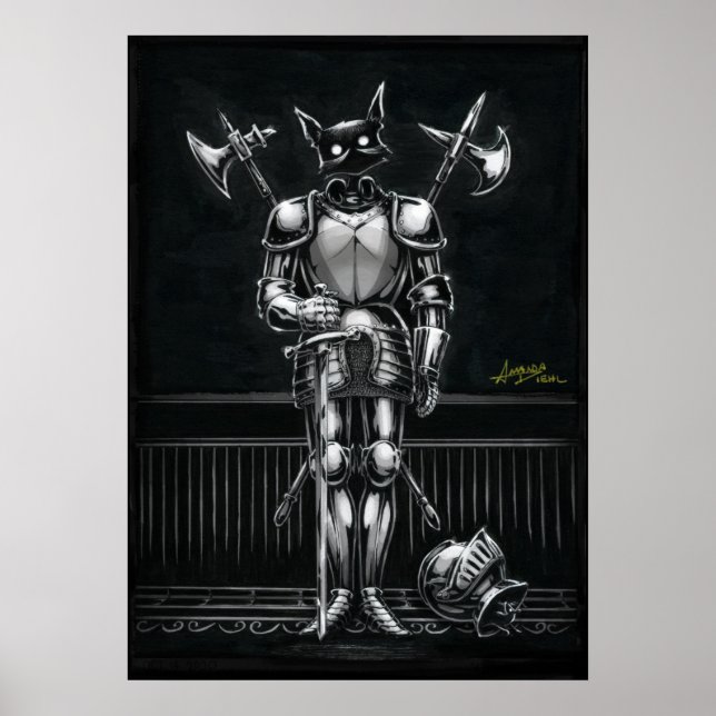Boo Kattunge i Armor Poster (Framsidan)