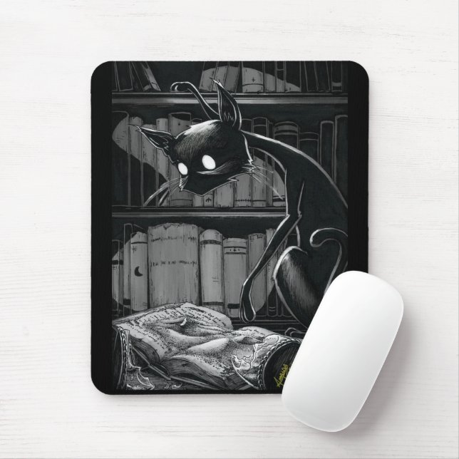 Boo Kattunge läser Dune Mouse Pad Musmatta (Med mus)