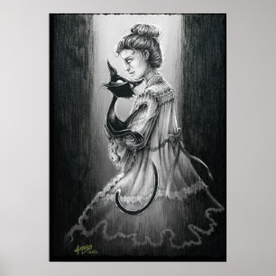 Boo Kattunge med hennes gäst Poster