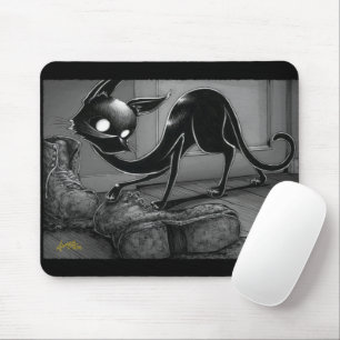Boo Kattunge Poke a Boot Mouse Pad Musmatta