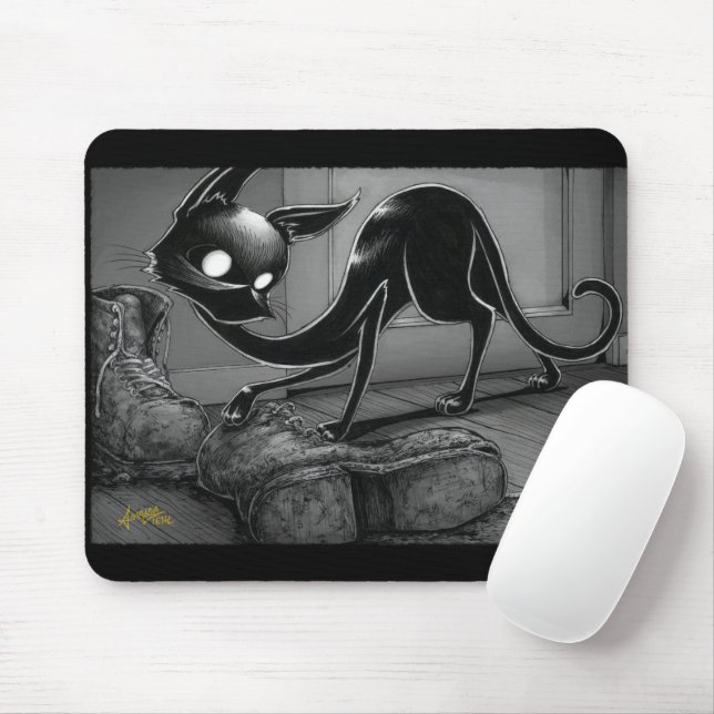 Boo Kattunge Poke a Boot Mouse Pad Musmatta (Med mus)