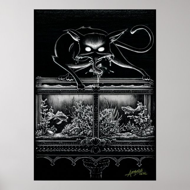 Boo Kattunge Raids, Poster av Aquarium (Framsidan)