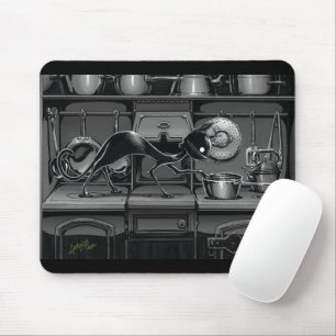 Boo Kattunge ser vad det är som kokar Mouse Pad Musmatta