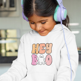 Boo Kids Cute Halloween Fall Hoodie Sweatshirt T Shirt