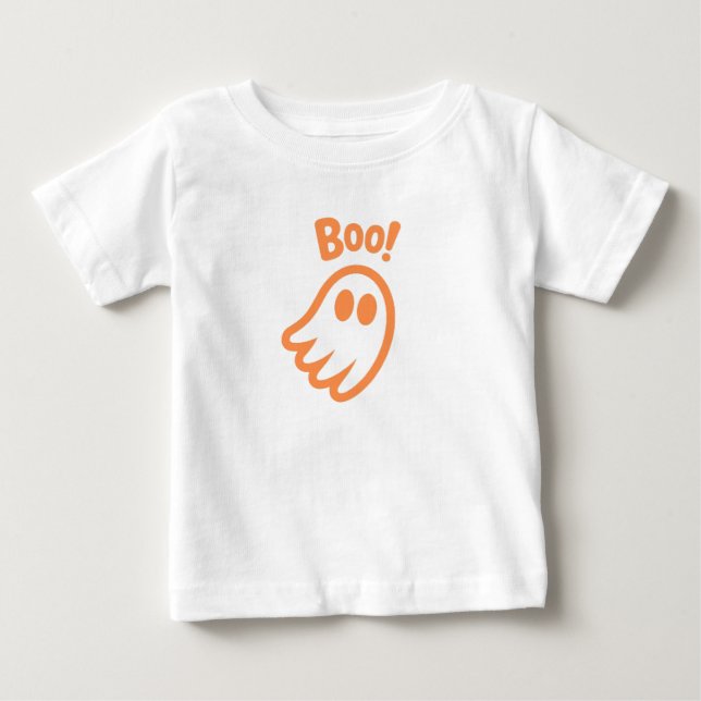 Boo! - Kids Halloween Design T Shirt (Framsida)
