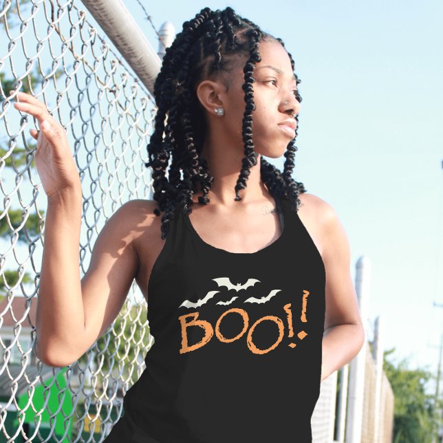 Boo! Kids Halloween T Shirt (Looking cute, feeling creepy. Shop this Halloween tank top exclusively on Zazzle)