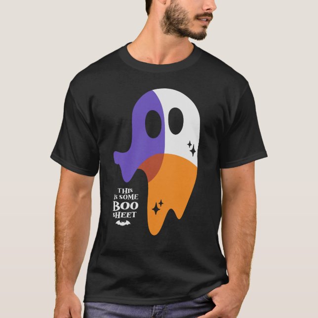 Boo Lakan Ghost - Funny Halloween T Shirt (Framsida)