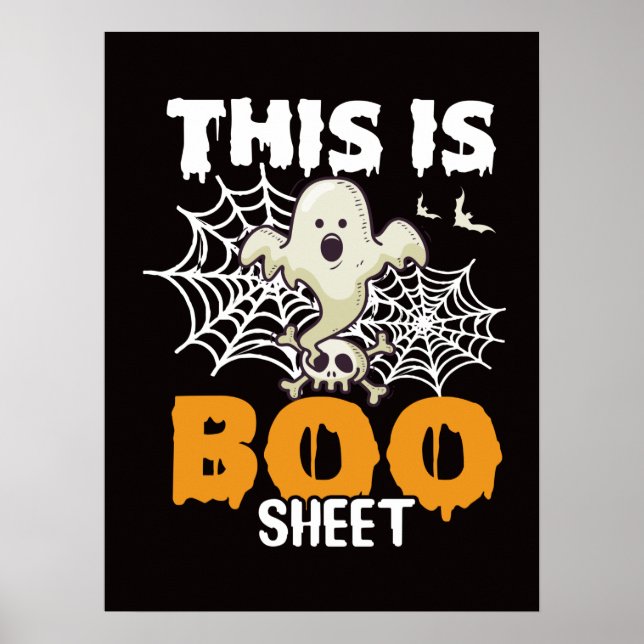 Boo Lakan Halloween Decor Funny Ghost Poster (Framsidan)