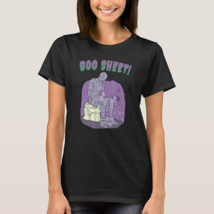 Boo Lakan Halloween Mummy Toilet Papper Manar Kvin T Shirt
