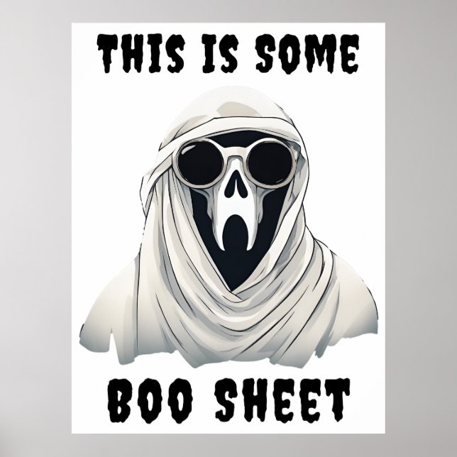 Boo Lakan-Halloween-utskrift Poster (Framsidan)