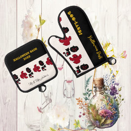 BOO Land Spöken Script Halloween Bash Svarta katte