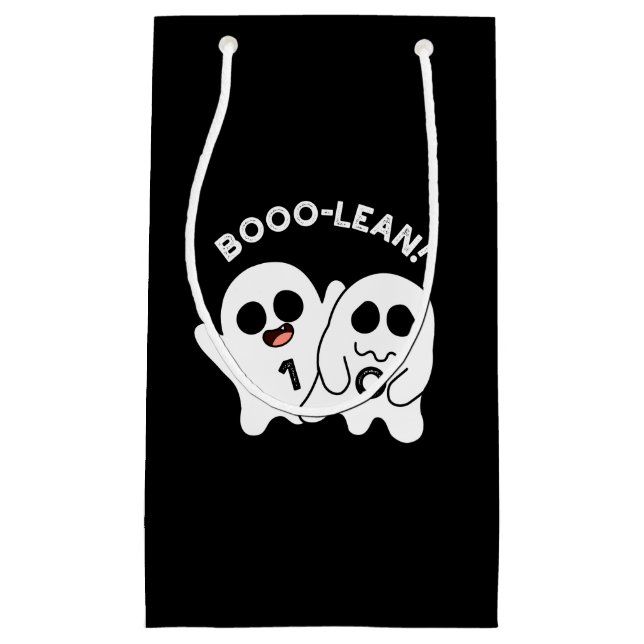 Boo-lean Funny Computer Ghost Boolean Pun Mörk BG (Framsidan)