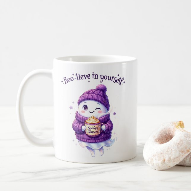 Boo-lieve i Dig Själv Mugg (Med munk)