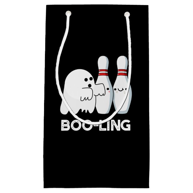 Boo ling Funny Halloween Bowling Ghost Pun Mörk BG (Framsidan)