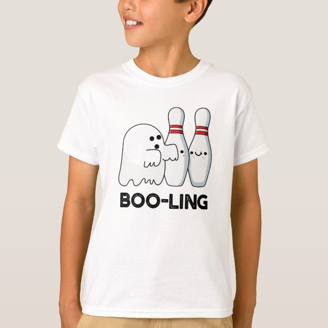 Boo ling Funny Halloween Bowling Ghost Pun T Shirt (Framsida)