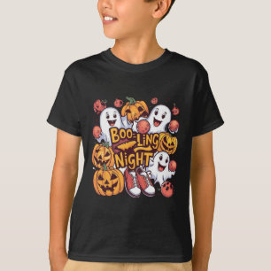 Boo-ling Natt -rolig Halloween-grafik spöklik Och T Shirt