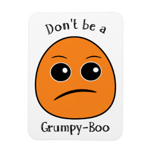 Boo Magnets - Grumpy-Boo Magnet