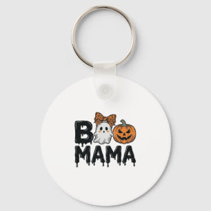 Boo Mama Halloween Spökpumpa Mamma T-Shirt Design_ Nyckelring