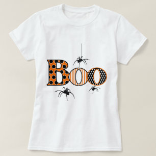 BOO med Spiders Halloween Tröja