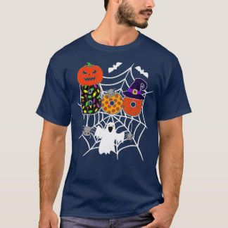 Boo med spindlar och spisar, Halloween-pumpade g T Shirt