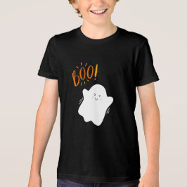 Boo Minimalist Ghost Halloween T-Shirt