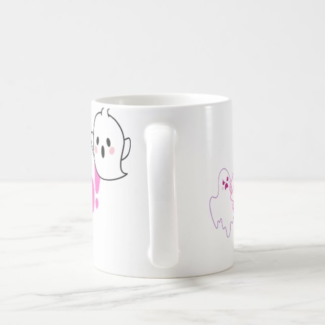 "Boo!" Mugg - Spooky Sips for Halloween Enthusiast (Handtag)