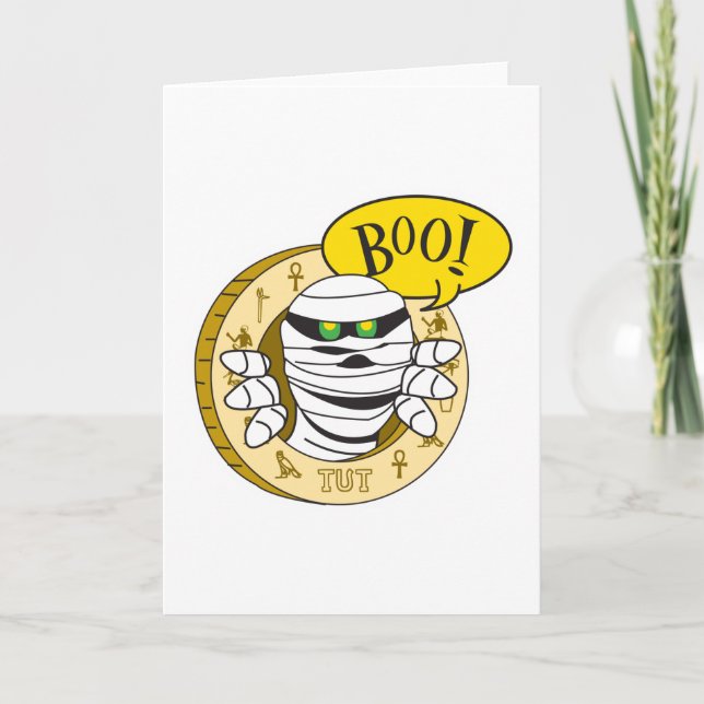boo mummy kort (Framsida)