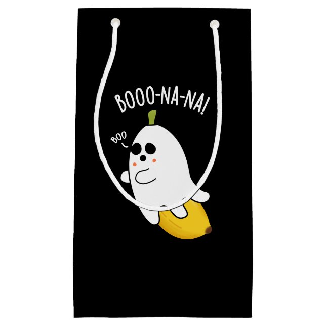 Boo-nana Rolig Spökbanan Puns Mörk BG (Framsidan)