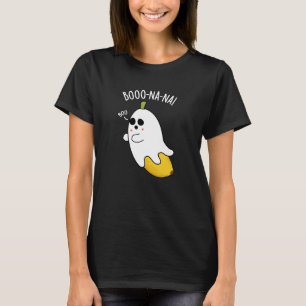 Boo-nana Rolig Spökbanan Puns Mörk BG T Shirt