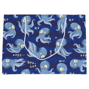 Boo Octopus Blue Kids Clothing & Décor