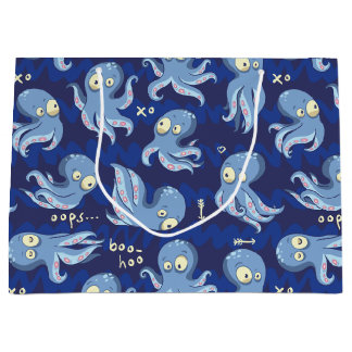 Boo Octopus Blue Kids Clothing & Décor