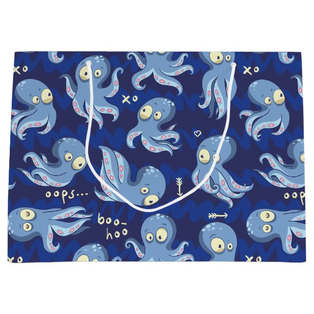 Boo Octopus Blue Kids Clothing & Décor (Framsidan)