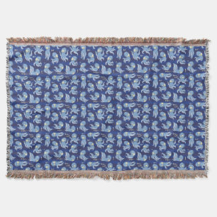 Boo Octopus Blue Kids Clothing & Décor Filt