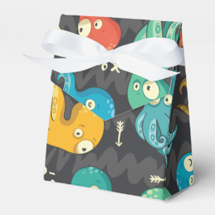 Boo Octopus Cute Multifärgad Kids Clothing & Décor Presentaskar